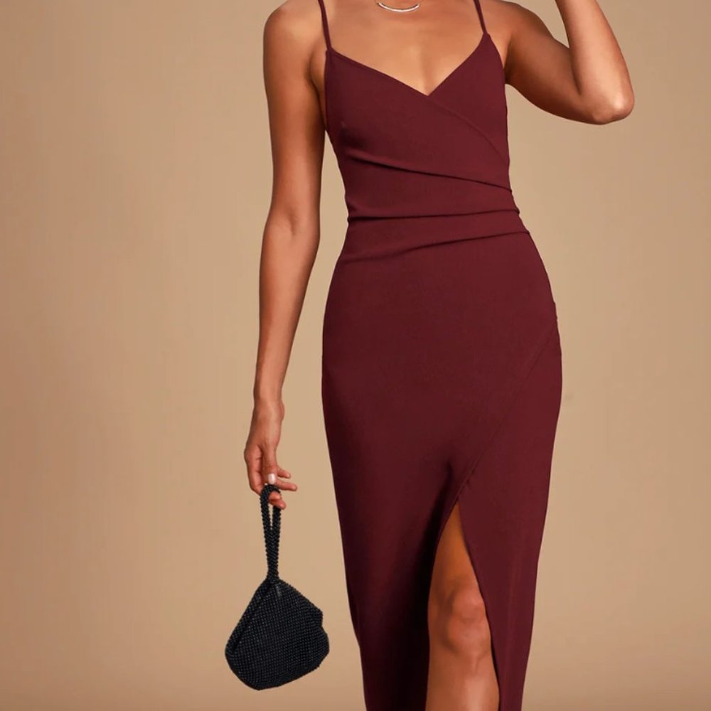 Lulu's Burgundy Dress